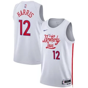Versátil Tobias Harris Philadelphia 76ers Nike Unisex 2022/23 Swingman Jersey City Edition White