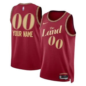 Original Resistente Elegante Cleveland Cavaliers Nike Unisex 2023/24 Custom Swingman Jersey Wine City Edition