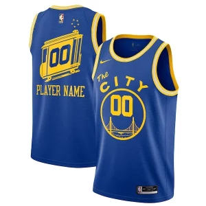 Increíble Versátil Golden State Warriors Nike 2020/21 Hardwood Classics Swingman Custom Jersey Blue