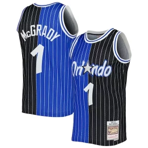 Resistente Tracy McGrady Orlando Magic Hardwood Classics 2003/04 Split Swingman Jersey Blue/Black