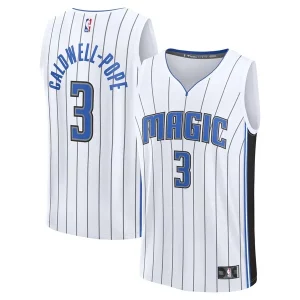 Perfecto Kentavious Caldwell Pope Orlando Magic Fast Break Replica Player Jersey Association Edition White