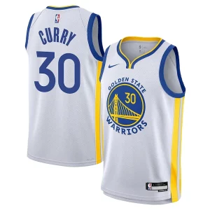 Delicioso Bonito Encantador Stephen Curry Golden State Warriors Nike Youth Performance Swingman Jersey Association Edition White