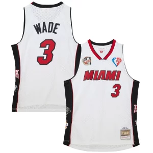 Elegante Robusto Clásico Dwyane Wade Miami Heat Unisex Hall of Fame Class of 2023 Throwback Swingman Jersey White