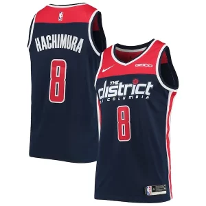 Fantástico Rui Hachimura Washington Wizards Nike Swingman Player Jersey Icon Edition Navy