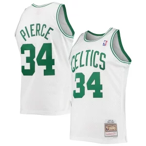 Único Exquisito Moderno Paul Pierce Boston Celtics Hardwood Classics Swingman Jersey White/Kelly Green