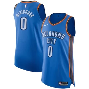 Estupendo Increíble Genial Russell Westbrook Oklahoma City Thunder Nike Authentic Player Jersey Icon Edition Blue