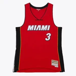 Único Dwyane Wade Miami Heat Women's 2005/06 Hardwood Classics Swingman Jersey Red