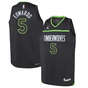 Encantador Delicioso Anthony Edwards Minnesota Timberwolves Jordan Brand Youth Swingman Jersey Statement Edition Black