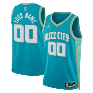 Clásico Charlotte Hornets Jordan Brand Unisex 2023/24 Custom Swingman Jersey Teal City Edition