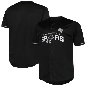Elegante San Antonio Spurs Profile Big & Tall Pop Jersey Black