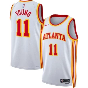 Lujoso Bonito Original Trae Young Atlanta Hawks Nike Unisex Swingman Jersey Association Edition White/Red