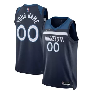 Increíble Atractivo Minnesota Timberwolves Nike 2021/22 Diamond Swingman Custom Jersey Icon Edition Navy