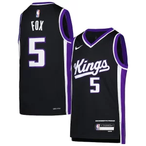 Bonito Práctico De'Aaron Fox Sacramento Kings Nike Youth Swingman Jersey Icon Edition Purple