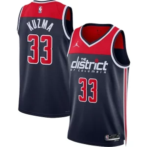 Robusto Resistente Kyle Kuzma Washington Wizards Jordan Brand Unisex Swingman Jersey Statement Edition Navy