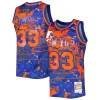Práctico Patrick Ewing New York Knicks 1985/86 Hardwood Classics Lunar New Year Swingman Jersey Blue