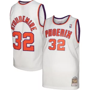 Lujoso Elegante Duradero Amar'e Stoudemire Phoenix Suns 2001/02 Hardwood Classics Swingman Jersey White/Purple