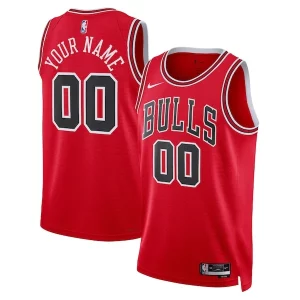 Atractivo Elegante Chicago Bulls Nike Unisex Swingman Custom Jersey Red Icon Edition
