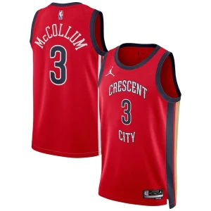 Duradero Versátil Fantástico CJ McCollum New Orleans Pelicans Jordan Brand Unisex Swingman Jersey Statement Edition Red