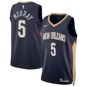 Maravilloso Dejounte Murray New Orleans Pelicans Nike Unisex 2024 Offseason Addition Nike Swingman Jersey Navy
