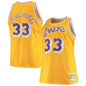 Sofisticado Perfecto Kareem Abdul Jabbar Los Angeles Lakers 1984/85 Big & Tall Hardwood Classics Swingman Jersey Gold