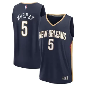 Hermoso Sofisticado Dejounte Murray New Orleans Pelicans Fast Break Replica Player Jersey Icon Edition Navy