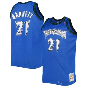 Ideal Kevin Garnett Minnesota Timberwolves Big & Tall Hardwood Classics 2003/04 Swingman Jersey Blue