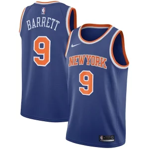 Hermoso Moderno Estupendo RJ Barrett New York Knicks Nike Swingman Jersey Blue Icon Edition