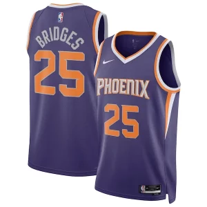 Comodo Resistente Mikal Bridges Phoenix Suns Nike Unisex Swingman Jersey Icon Edition Purple/White