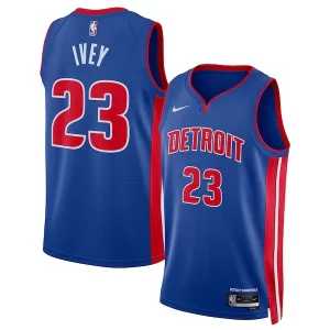 Robusto Jaden Ivey Detroit Pistons Nike Unisex 2022 NBA Draft First Round Pick Swingman Jersey Icon Edition Blue