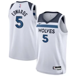Maravilloso Fantástico Anthony Edwards Minnesota Timberwolves Nike Youth Swingman Jersey Association Edition White