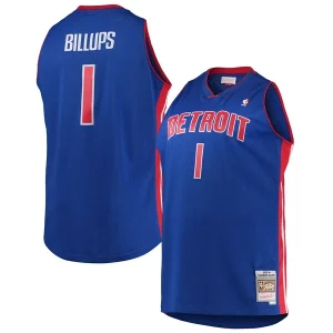 Hermoso Original Resistente Chauncey Billups Detroit Pistons 2003/04 Big & Tall Hardwood Classics Swingman Jersey Blue