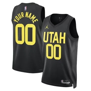 Exquisito Clásico Utah Jazz Jordan Brand Unisex 2022/23 Swingman Custom Jersey Statement Edition Black