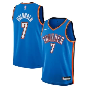 Maravilloso Delicioso Chet Holmgren Oklahoma City Thunder Nike Youth Swingman Jersey Icon Edition Blue