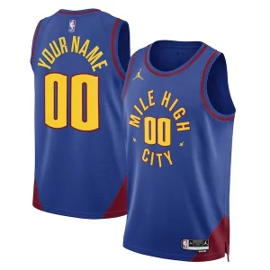 Clásico Delicioso Moderno Denver Nuggets Jordan Brand Unisex 2022/23 Swingman Custom Jersey Statement Edition Blue