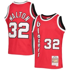 Delicioso Fácil de llevar Bill Walton Portland Trail Blazers Youth 1976/77 Hardwood Classics Swingman Jersey Black