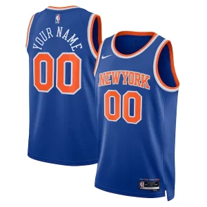 Perfecto New York Knicks Nike Unisex Swingman Custom Jersey Blue Icon Edition