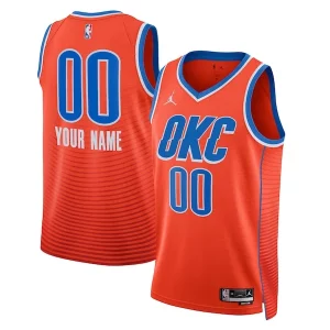 Versátil Bonito Resistente Oklahoma City Thunder Jordan Brand Unisex 2022/23 Swingman Custom Jersey Statement Edition Orange