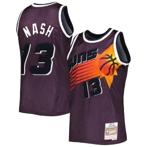 Elegante Steve Nash Phoenix Suns 1996/97 Hardwood Classics Off Court Swingman Jersey Purple