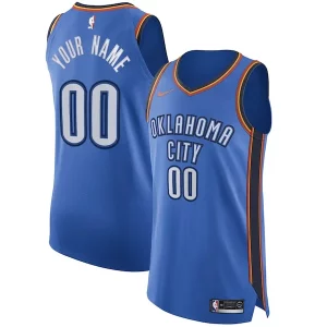Sofisticado Bonito Resistente Oklahoma City Thunder Nike Authentic Custom Jersey Blue Icon Edition