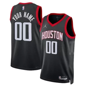 Maravilloso Increíble Houston Rockets Jordan Brand Unisex 2022/23 Swingman Custom Jersey Statement Edition Black