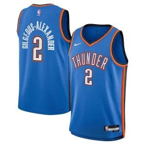 Delicioso Magnífico Shai Gilgeous Alexander Oklahoma City Thunder Nike Youth Swingman Jersey Icon Edition Blue