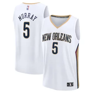 Atractivo Dejounte Murray New Orleans Pelicans Youth Fast Break Replica Player Jersey Association White Edition