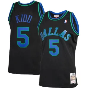Fácil de llevar Elegante Duradero Jason Kidd Dallas Mavericks 1994/95 Hardwood Classics Reload 2.0 Swingman Jersey Black