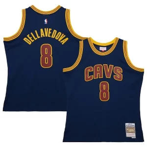 Clásico Increíble Matthew Dellavedova Cleveland Cavaliers 2015/16 Hardwood Classics Swingman Jersey Navy