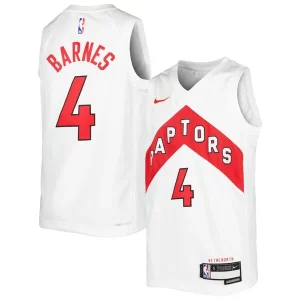 Elegante Sofisticado Delicioso Scottie Barnes Toronto Raptors Nike Youth Swingman Jersey Association Edition White/Red