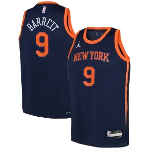 Encantador RJ Barrett New York Knicks Jordan Brand Youth Swingman Jersey Statement Navy