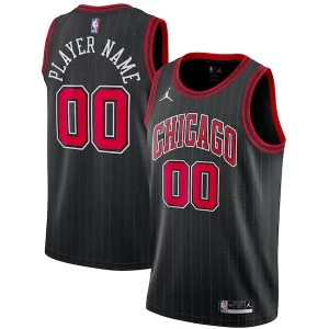 Comodo Chicago Bulls Jordan Brand Swingman Custom Jersey Statement Edition Black