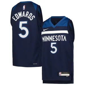 Resistente Único Versátil Anthony Edwards Minnesota Timberwolves Nike Youth Swingman Jersey Icon Edition Navy