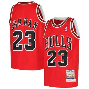 Sofisticado Michael Jordan Chicago Bulls Youth Hardwood Classics 1997/98 Authentic Jersey Red