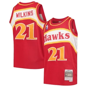 Estupendo Dominique Wilkins Atlanta Hawks Youth 1986/87 Hardwood Classics Swingman Throwback Jersey Red
